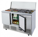 Atosa Sliding Lid Saladette Fridge - Three Door - ESL3850