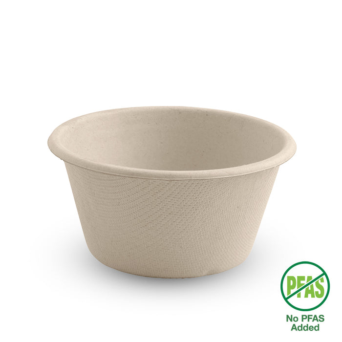 BioPak BioCane Sauce Cups – 120ml Natural Plant Fibre Sauce – carton of 1,000