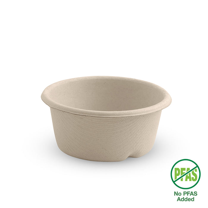 BioPak BioCane Sauce Cups – 60ml Natural Plant Fibre Sauce – carton of 1,000