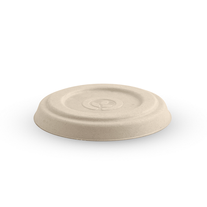 BioPak BioCane Sauce Cup Lids – 60ml Natural Plant Fibre Sauce  Lid – carton of 1,000