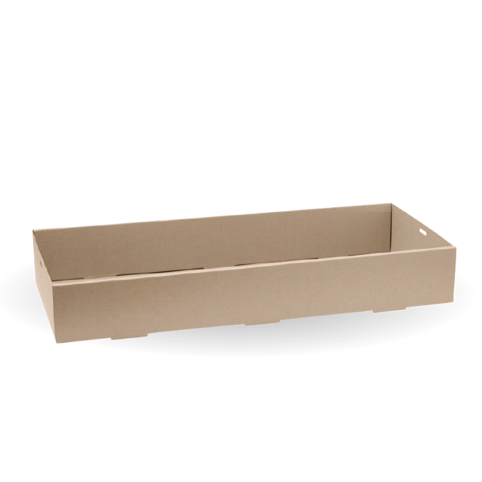 BioPak BioBoard Catering Trays – Large BioBoard Catering Tray Base – carton of 50