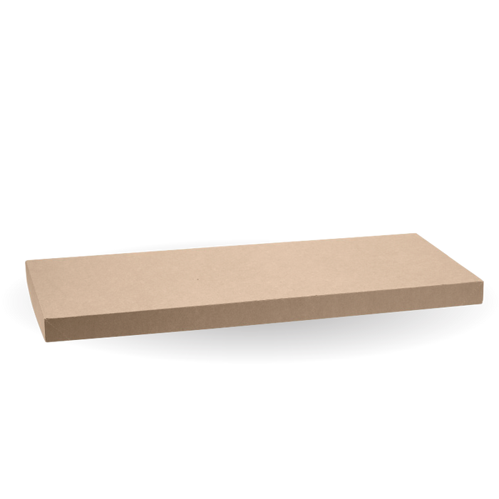 BioPak BioBoard Catering Paper Lids – Large BioBoard Catering Tray Lid – carton of 50