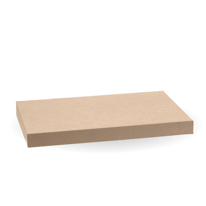 BioPak BioBoard Catering Paper Lids – Medium BioBoard Catering Tray Lid – carton of 100