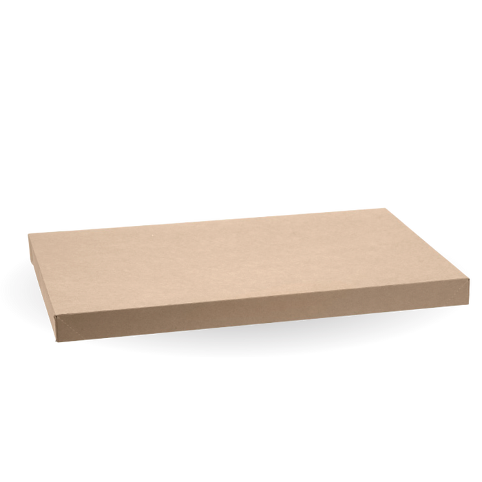 BioPak BioBoard Catering Paper Lids – Extra Large BioBoard Catering Tray Lid – carton of 50