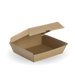 BioPak BioBoard Fluted Clamshell Boxes – Dinner BioBoard Box – carton of 150