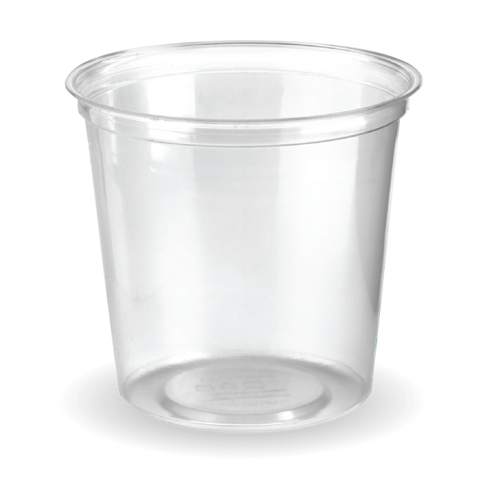 BioPak Clear PLA Bowls – 700ml Clear BioBowl – carton of 500