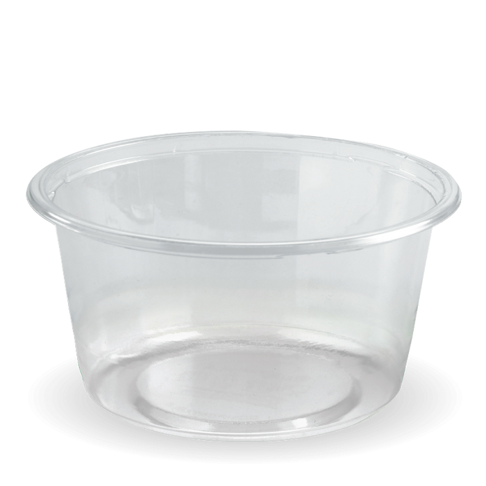 BioPak Clear PLA Bowls – 700ml Clear Wide BioBowl – carton of 600