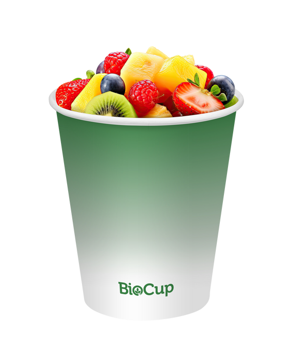 BioPak Green Paper Cold BioCups – 300ml - 10oz (90mm) Green Cold Paper – carton of 1,000