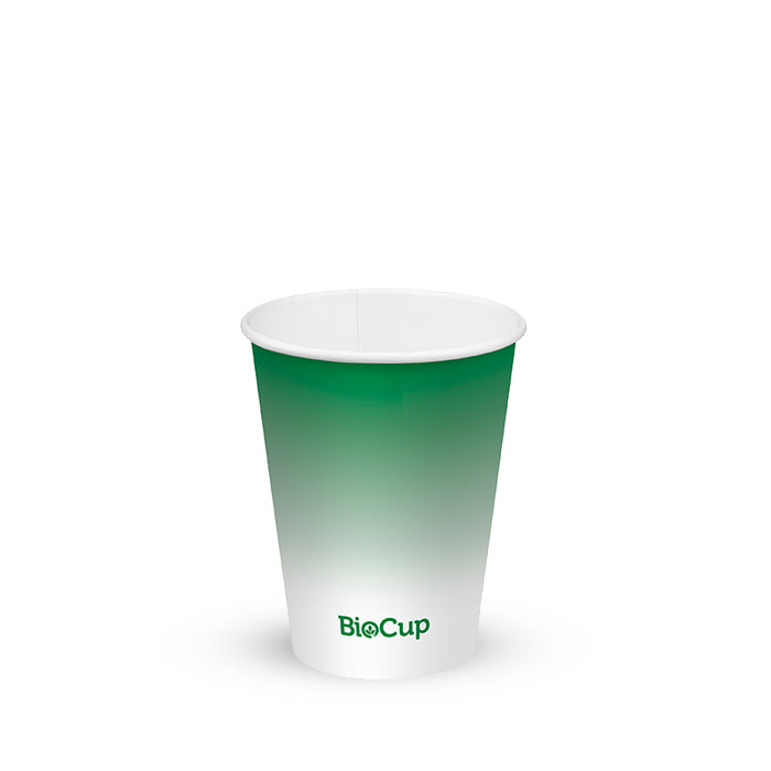 BioPak Green Paper Cold BioCups – 280ml - 8oz (80mm) Green Cold Paper – carton of 1,000