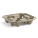 BioPak Pulp BioCup Carriers – 4 Cup – carton of 300
