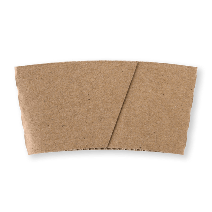 BioPak Kraft Paper Cup Sleeves – 12oz – carton of 1,000