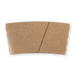 BioPak Kraft Paper Cup Sleeves – 12oz – carton of 1,000