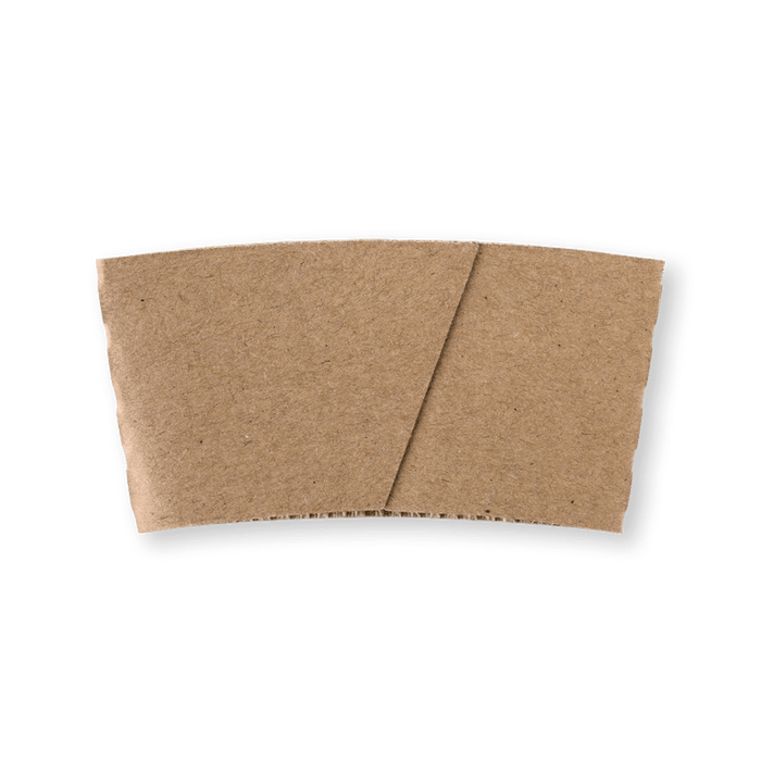 BioPak Kraft Paper Cup Sleeves – 8oz – carton of 1,000
