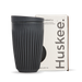 Huskee Reusable Cups with Lids – 12 Pack – 12oz HuskeeCup and lid (x12) - charcoal – carton of 12