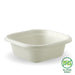 BioPak BioCane Square Container Bases – 280ml White Plant Fibre Takeaway Base – carton of 600