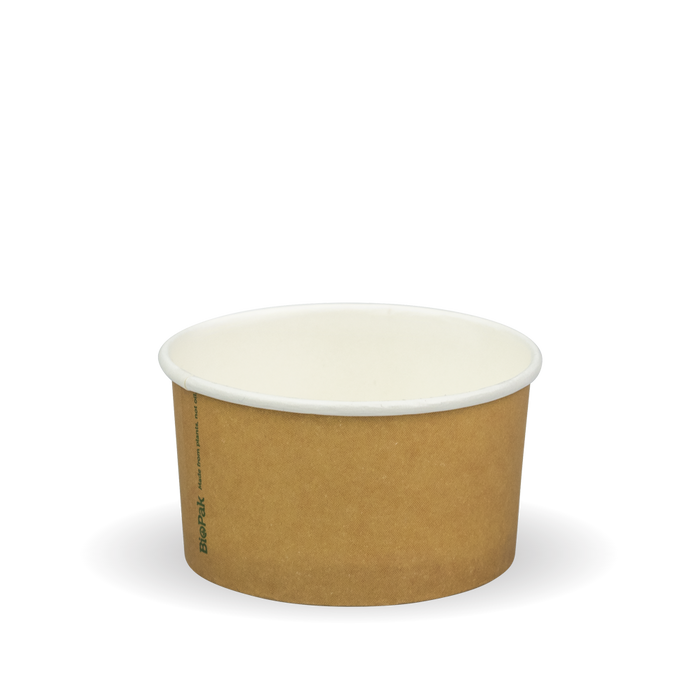 BioPak Paper Ice Cream Cups – 90ml - 3oz Ice Cream – carton of 1,000
