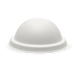 BioPak Paper Ice Cream Cup Lids – 240ml (8oz) ice cream cup plant fibre dome lid – white – carton of 1,000