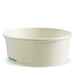 BioPak BioBoard Paper Salad Bowls – 1,300ml Extra Large White BioBowl – carton of 200