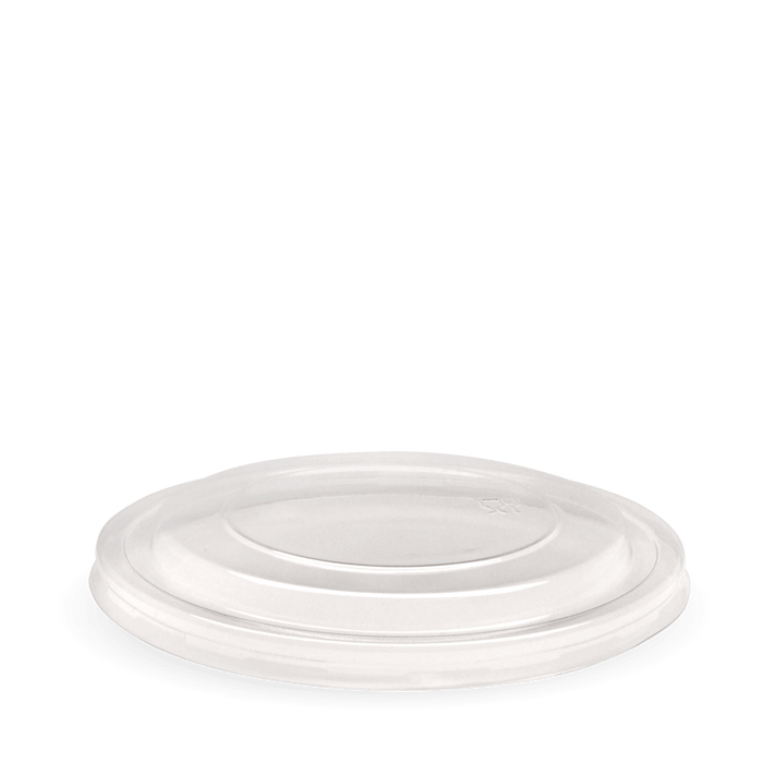 BioPak BioBoard Paper Salad Bowl Lids – 500-1,000ml PLA Kraft BioBowl lid – carton of 400
