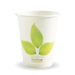 BioPak Leaf Single Wall Hot BioCups – 280ml - 8oz – 80mm rim – carton of 1,000