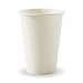 BioPak White Single Wall Hot BioCups – 320ml - 10oz – 80mm rim – carton of 1,000
