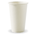 BioPak White Single Wall Hot BioCups – 350ml - 12oz – 80mm rim – carton of 1,000
