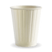 BioPak White Double Wall Hot BioCups – 390ml - 12oz – 90mm rim – carton of 1,000