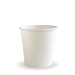 BioPak White Single Wall Hot BioCups – 120ml - 4oz – 63mm rim – carton of 2,000