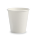 BioPak White Single Wall Hot BioCups – 230ml - 6oz – 80mm rim – carton of 1,000