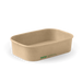 BioPak BioBoard Rectangular Container Bases – 500ml Kraft BioBoard Takeaway Base – carton of 300