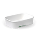 BioPak BioBoard Rectangular Container Bases – 500ml White BioBoard Takeaway Base – carton of 300