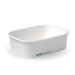BioPak BioBoard Rectangular Container Bases – 650ml White BioBoard Takeaway Base – carton of 300