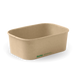 BioPak BioBoard Rectangular Container Bases – 750ml Kraft BioBoard Takeaway Base – carton of 300