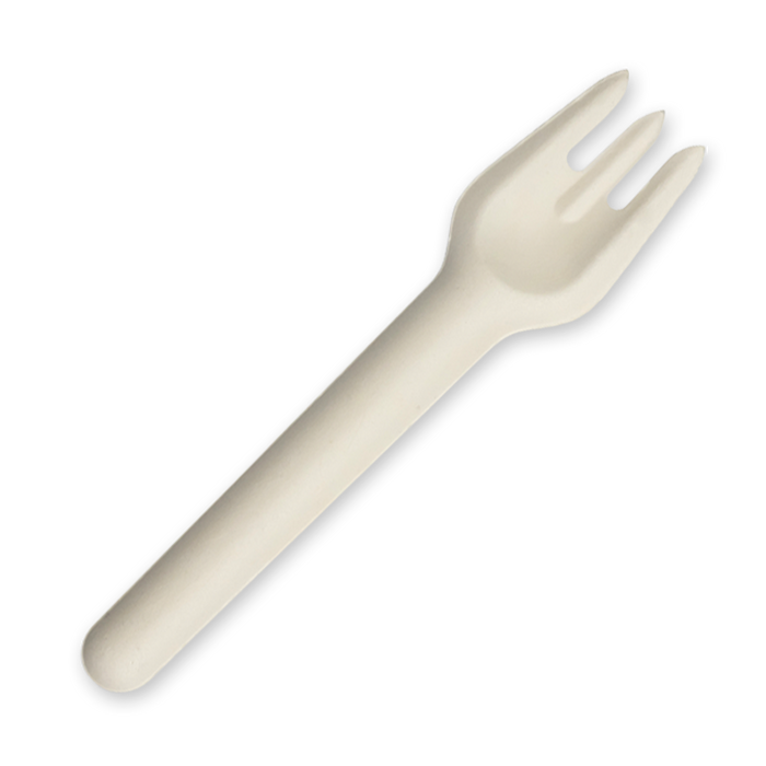 BioPak Plant Fibre Cutlery – 15cm Plant Fibre Fork – carton of 1,000