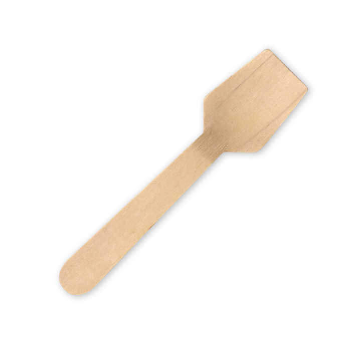 BioPak FSC Wooden Spoons – 10cm Wood Ice Cream Spoon – carton of 2,000