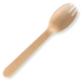 BioPak FSC Wooden Sporks – 16cm Unbranded Wood Spork - Bulk Pack – carton of 2,000