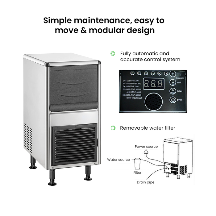 Blizzard 25kg Slimline Bullet Ice Maker - SN-25C - view 5