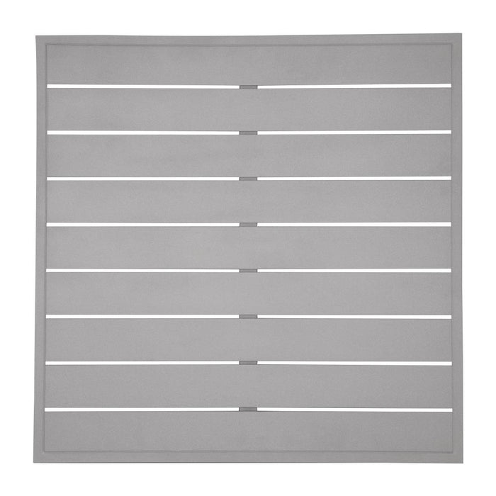 Bolero Aluminium Square Table Top Light Grey 700mm - FW598 - Simply Hospitality NZ