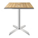 Bolero Ash Flip Top Square Bistro Table 600mm - GK991 - Simply Hospitality NZ