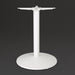 Bolero Cast Iron Round Table Base White - FT029 - Simply Hospitality NZ