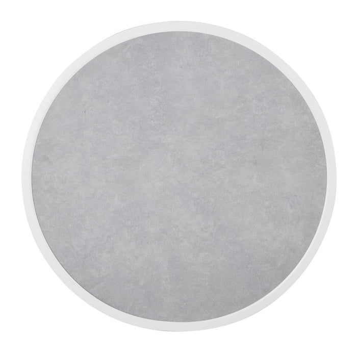 Bolero Fibre Glass Round Table Top Grey Stone Effect 580mm - DL485 - Simply Hospitality NZ