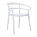 Bolero Mateo Café Chairs White (Pack of 2) - DX979 - Simply Hospitality NZ