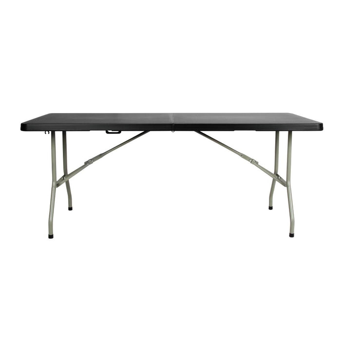 Bolero Rectangular Centre Folding Table 6ft Black - CB518 - Simply Hospitality NZ