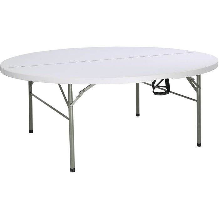 Bolero Round Centre Folding Table 6ft White - HC270 - Simply Hospitality NZ