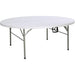 Bolero Round Centre Folding Table 6ft White - HC270 - Simply Hospitality NZ