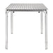 Bolero Square Stacking Table Stainless Steel 700mm - U505 - Simply Hospitality NZ