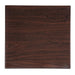 Bolero Square Table Top Dark Brown 600mm - GG639 - Simply Hospitality NZ
