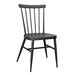 Bolero Windsor Aluminium Black Chairs (Pack of 4) - DX686 - Simply Hospitality NZ