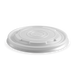 BioPak BioBoard Paper Soup Bowl Lids – 430-950ml - 12-32oz White PLA BioBowl Lid