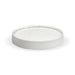 BioPak BioBoard Paper Soup Bowl Lids – 250ml - 8oz White Paper BioBowl Lid